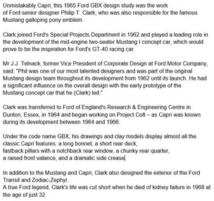 GBX design study 1965